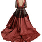 Dolce & Gabbana Elegant Crystal Embellished Silk Gown