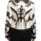 Dolce & Gabbana Elegant Off-White Baroque Jacket