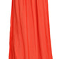 Jucca Elegant Orange Pleated Maxi Skirt