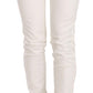 Cavalli Chic White Skinny Denim Pants