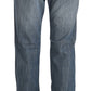 Just Cavalli Chic Blue Washed Slim Fit Denim Jeans