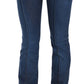 Just Cavalli Chic Blue Washed Boot Cut Denim Pants