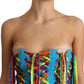 Dolce & Gabbana Multicolor Strapless Bustier Corset Top