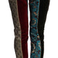 Dolce & Gabbana Elegant Multicolor Jacquard Cropped Pants