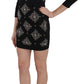 John Richmond Chic Sequined Mini Sheath Dress