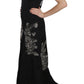 John Richmond Enchanting Black Maxi Flare Dress