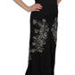 John Richmond Enchanting Black Maxi Flare Dress