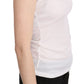 GF Ferre Elegant White Halter Casual Tank Top