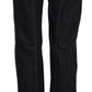 Just Cavalli Elegant Mid Waist Straight Denim Pants