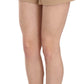 Costume National Chic Beige Mid Waist Mini Shorts