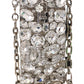 Dolce & Gabbana Crystal Embellished Silver Crossbody Purse