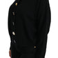 Dolce & Gabbana Elegant Black Cashmere Cardigan Top