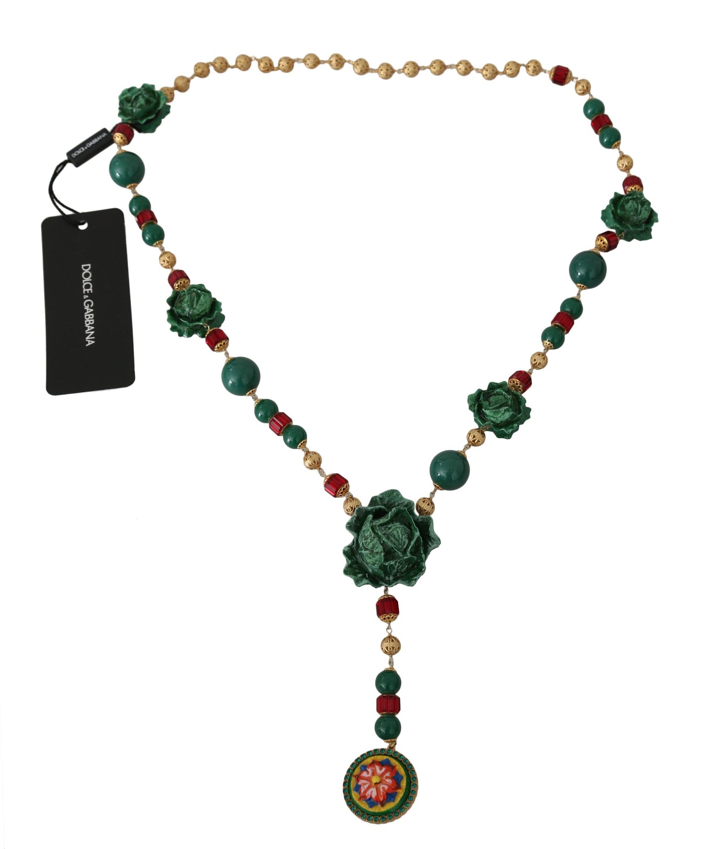 Dolce & Gabbana Exquisite Sicilian Opera Chain Necklace