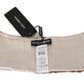 Dolce & Gabbana Elegant Beige Lambskin Scarf for Women