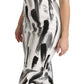 Dolce & Gabbana Chic Monochrome Sheath Midi Dress