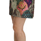 Dolce & Gabbana Vibrant Floral Jacquard Designer Skirt