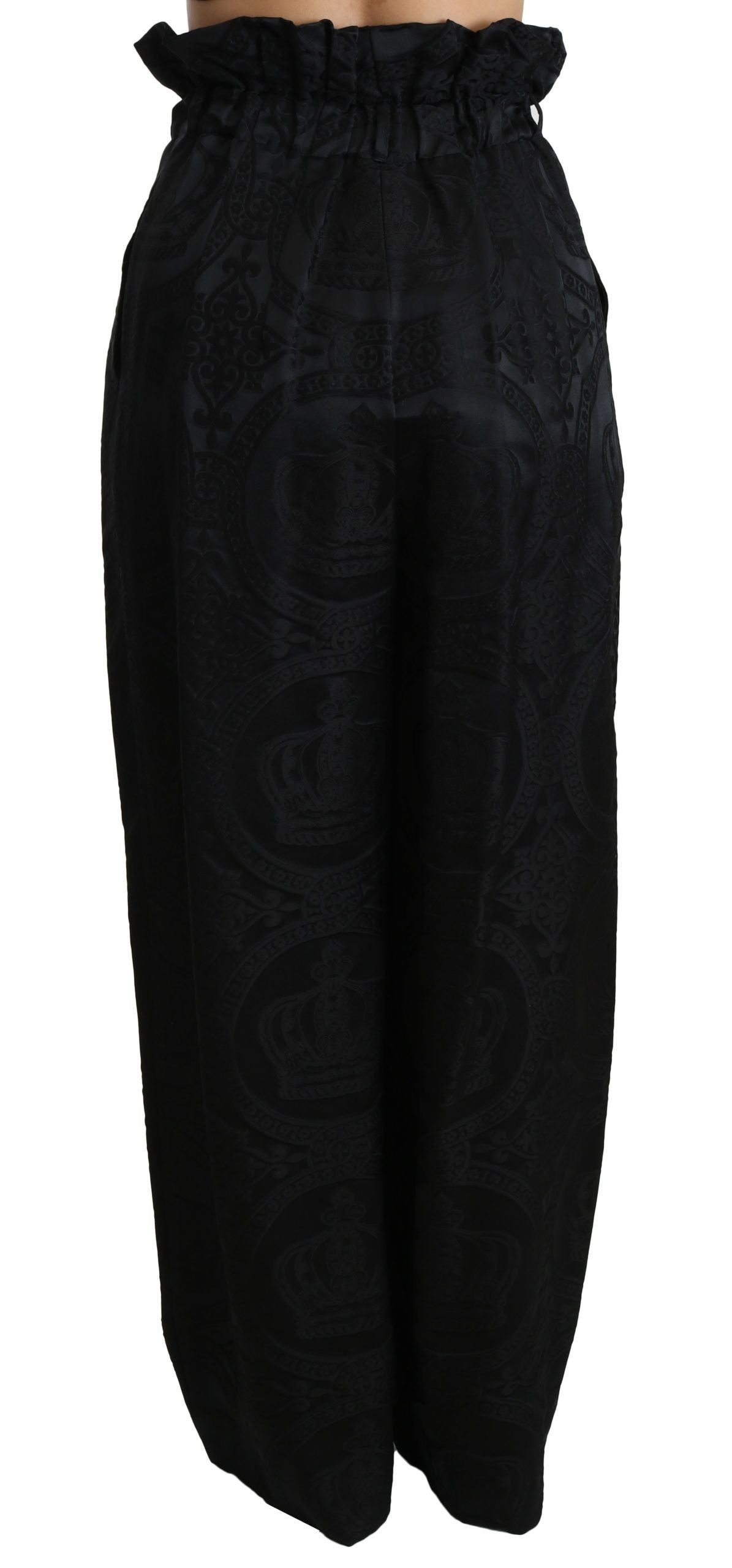 Dolce & Gabbana Elegant High Waist Wide Leg Pants