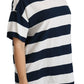 Dolce & Gabbana Elegant Striped Viscose Boat Neck Top