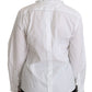 Dolce & Gabbana Elegant White Cotton Long Sleeve Ruffle Top