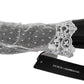 Dolce & Gabbana Elegant White Lace Wrist-Length Gloves