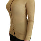 Dolce & Gabbana Elegant Long Sleeve Gold Cardigan