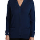 Dolce & Gabbana Elegant Blue Virgin Wool Cardigan