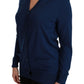 Dolce & Gabbana Elegant Blue Virgin Wool Cardigan