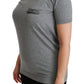 Dolce & Gabbana Chic Gray Amore Patch Crewneck Tee