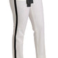 Dolce & Gabbana White High Waist Skinny Luxury Pants