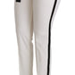 Dolce & Gabbana White High Waist Skinny Luxury Pants