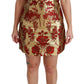 Dolce & Gabbana Elegant Mini Sleeveless Jacquard Dress