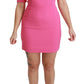 Dolce & Gabbana Exquisite Pink Bodycon Mini Dress