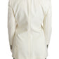 Dolce & Gabbana Elegant Off-White Silk-Lined Blazer