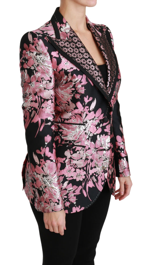 Dolce & Gabbana Elegant Floral Jacquard Blazer