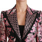 Dolce & Gabbana Elegant Floral Jacquard Blazer