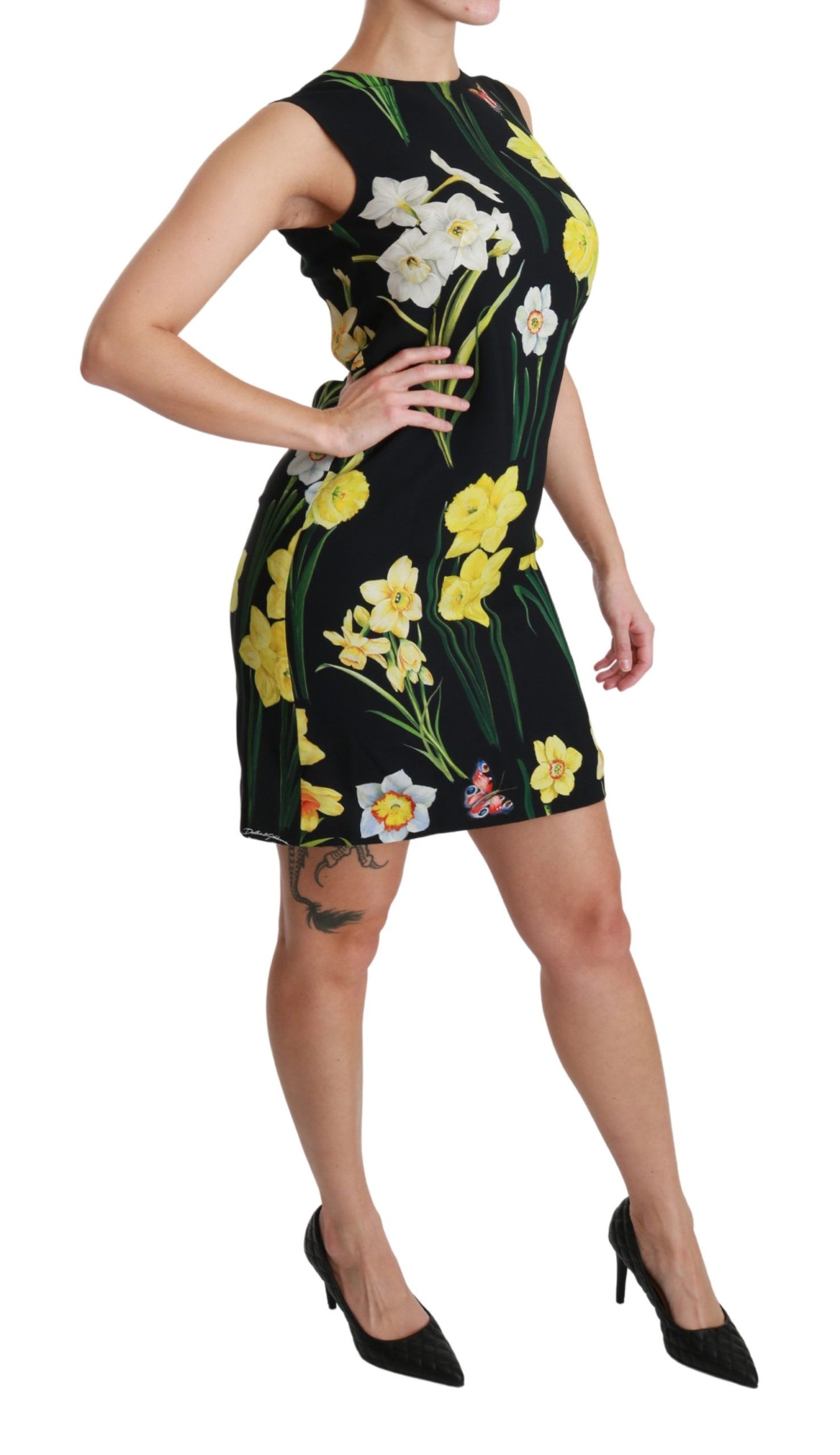 Dolce & Gabbana Floral Sheath Mini Dress - Elegance Redefined