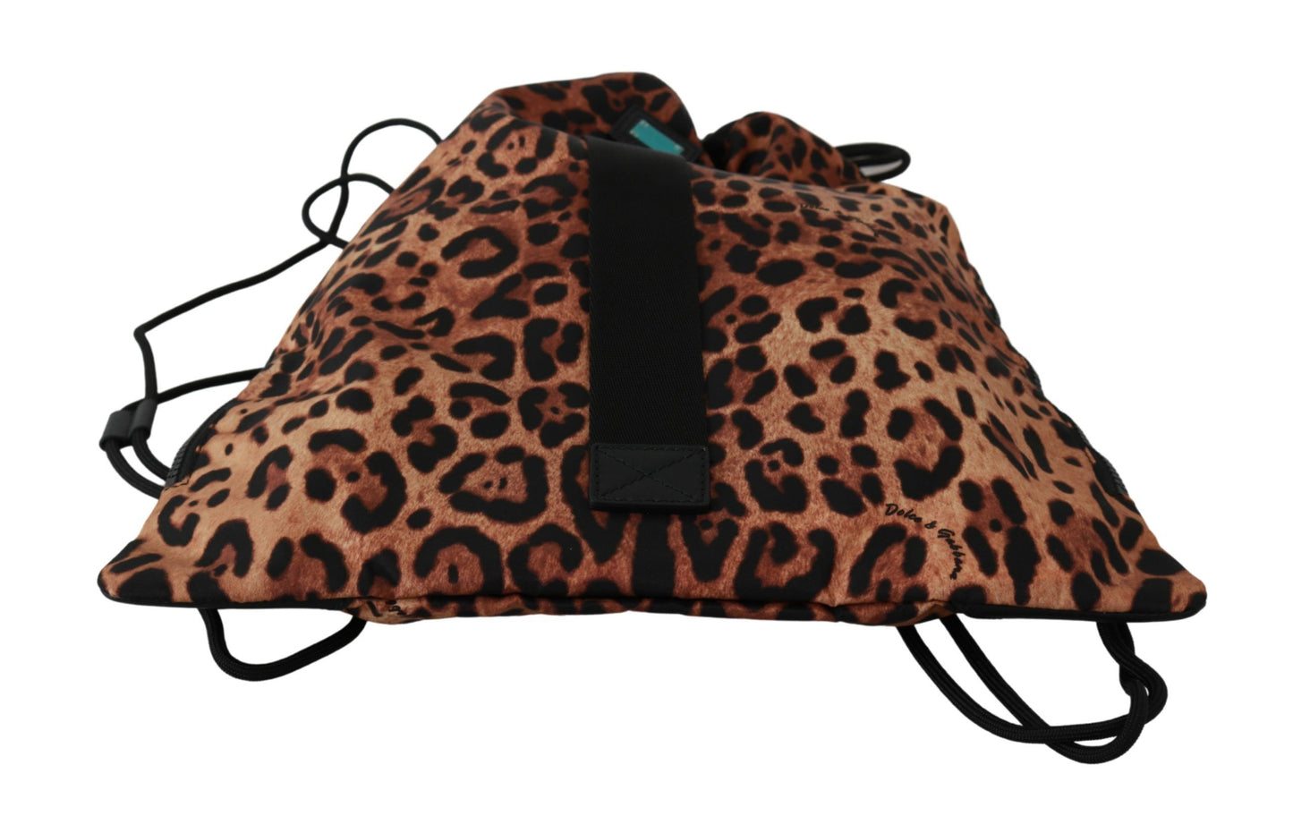 Dolce & Gabbana Chic Leopard Print Backpack for Stylish Ventures