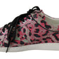 Dolce & Gabbana Multicolor Crocodile Leather Sneakers