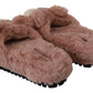 Dolce & Gabbana Chic Pink Bear House Slippers by D&G