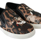 Dolce & Gabbana Chic Leopard Print Loafers for Elegant Comfort