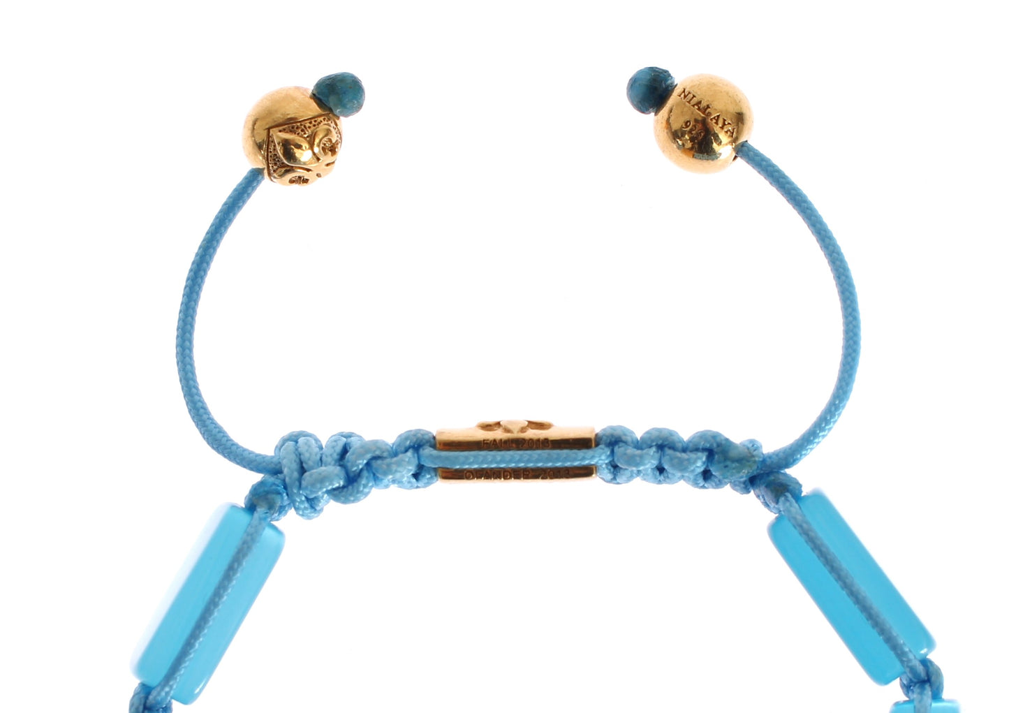 Nialaya Elegant Blue Opal & Diamond-Studded Bracelet