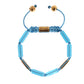 Nialaya Elegant Blue Opal & Diamond-Studded Bracelet