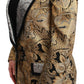 Dolce & Gabbana Elegant Gold Floral Jacquard Blazer