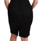 Dolce & Gabbana Sleek Black Bodycon Sleeveless Dress