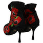 Dolce & Gabbana Elegant Floral Heel Booties