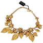 Dolce & Gabbana Elegant Floral Sicily Charm Necklace