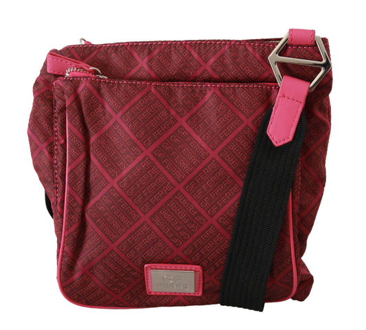 GF Ferre Chic Pink Fabric Crossbody Elegance