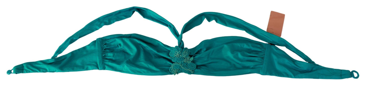 PINK MEMORIES Elegant Seafoam Bikini Top for Sun-Soaked Retreats