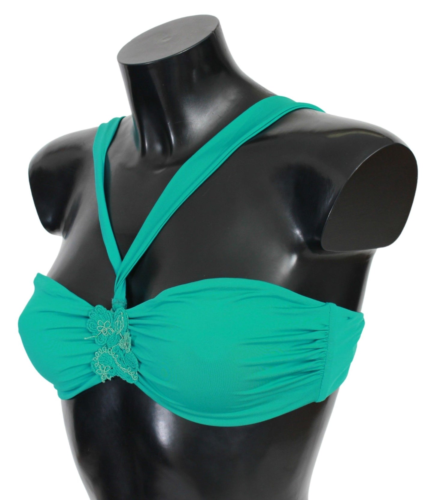 PINK MEMORIES Elegant Seafoam Bikini Top for Sun-Soaked Retreats