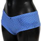 Ermanno Scervino Chic Blue Dotted Designer Bikini Set